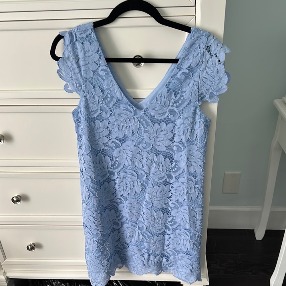 BB Dakota Blue Lace Dress size XS